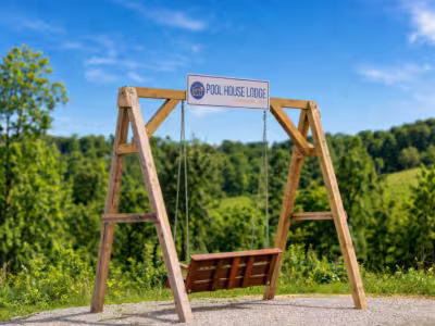Swing trail at Pool House Lodge